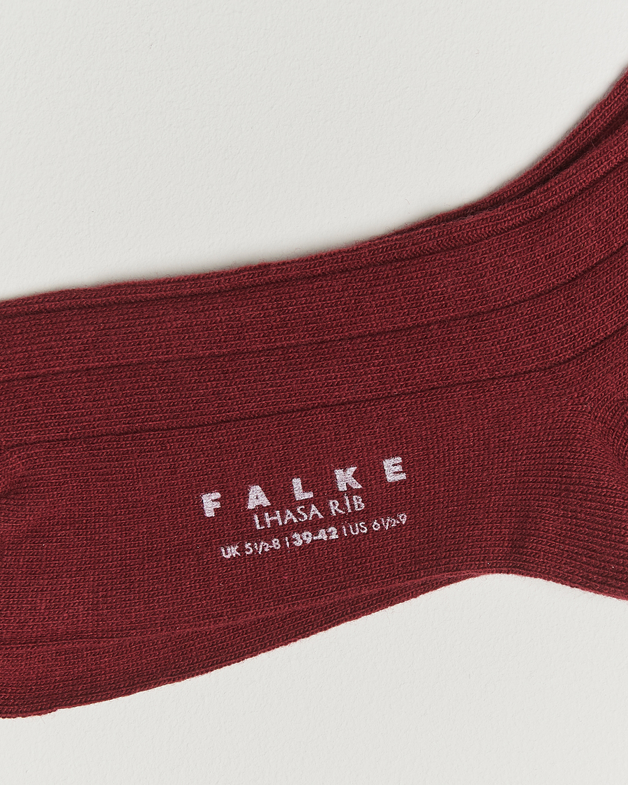 Men | Underwear & Socks | Falke | Lhasa Cashmere Socks Cayenne Red
