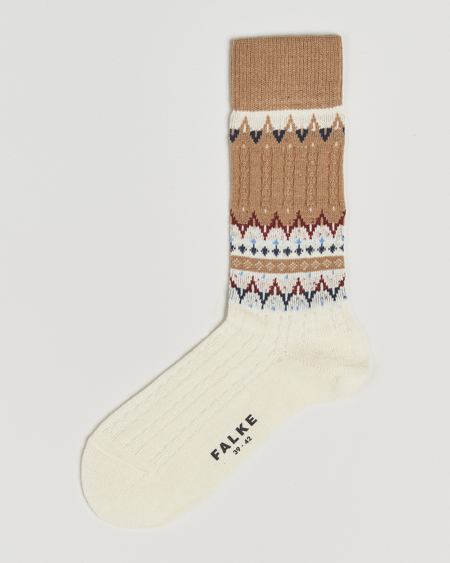 Men | Underwear & Socks | Falke | Norseman Fairisle Sock Country Brown