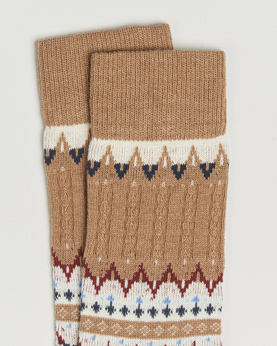 Men | Underwear & Socks | Falke | Norseman Fairisle Sock Country Brown