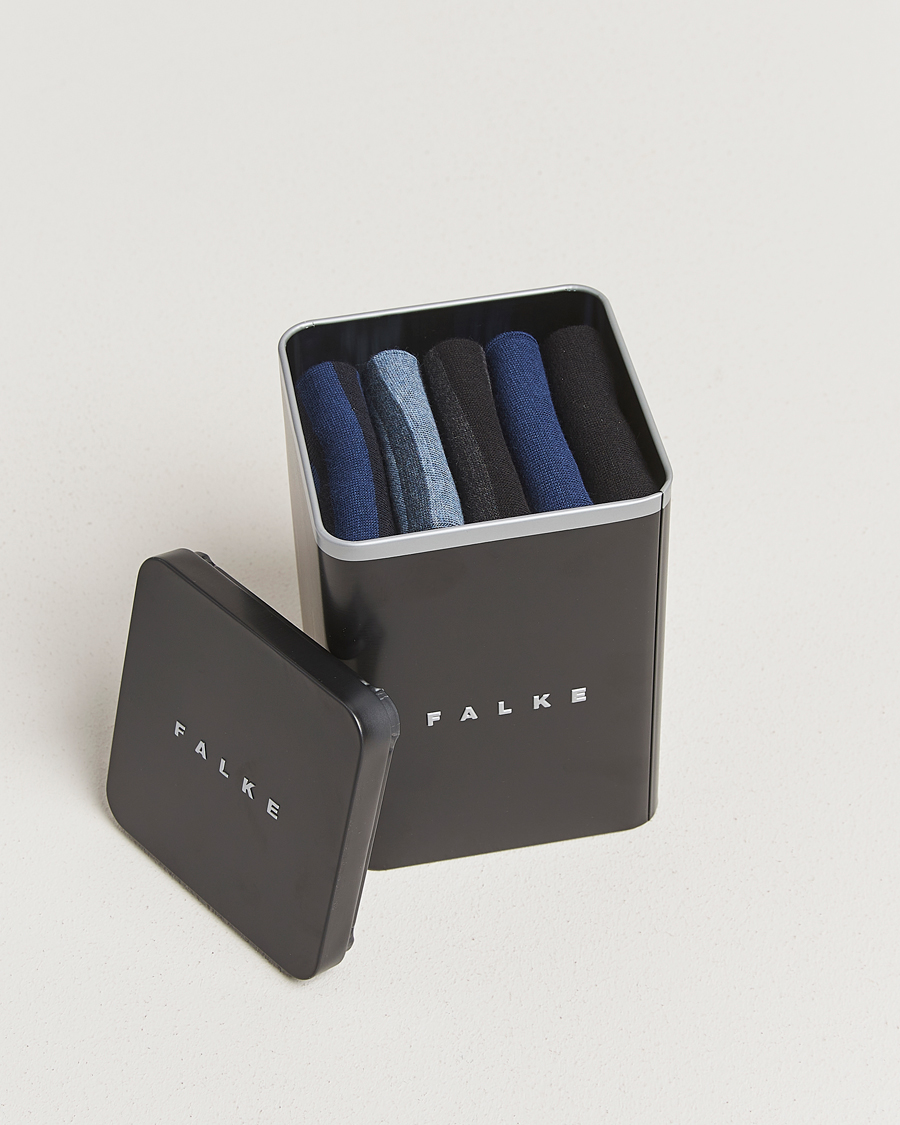 Men | Underwear & Socks | Falke | Happy 5-Pack Cotton Socks Multi