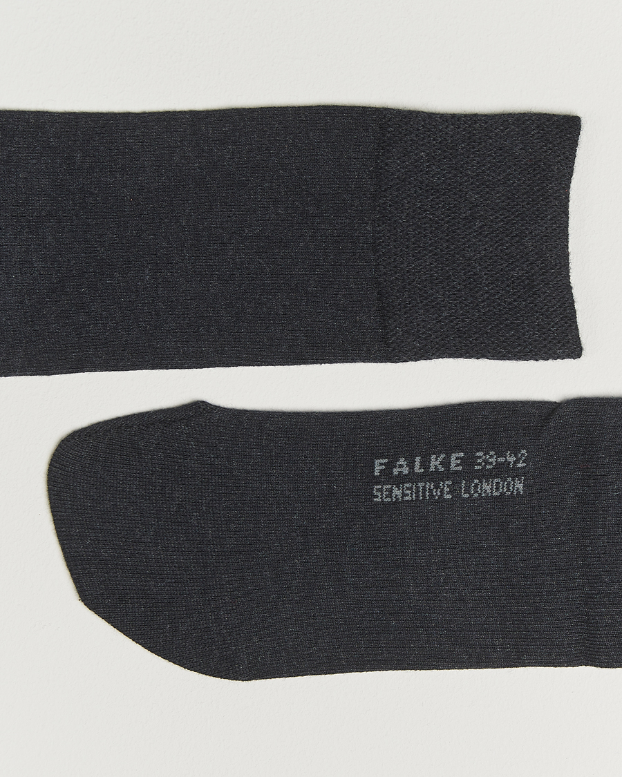 Men | Underwear & Socks | Falke | Sensitive Socks London Anthracite Melange