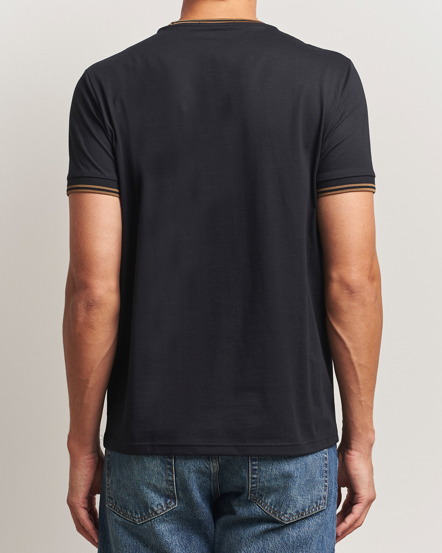 Fred Perry Twin Tipped T-Shirt Black at CareOfCarl.com