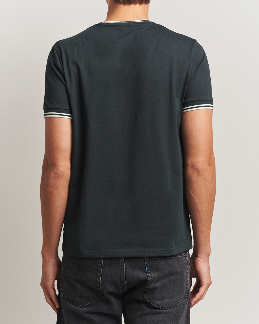 Men | T-Shirts | Fred Perry | Twin Tipped T-Shirt Night Green