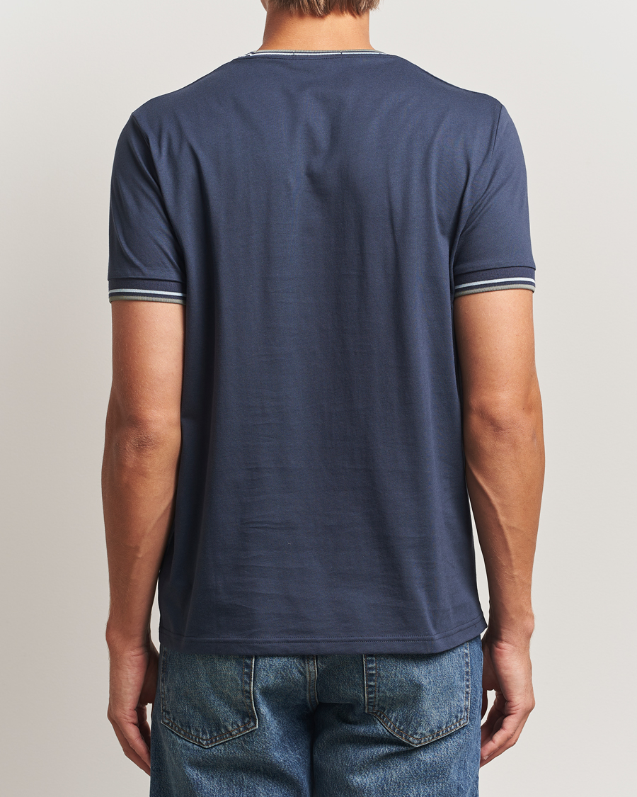 Men | T-Shirts | Fred Perry | Twin Tipped T-Shirt Dark Airforce
