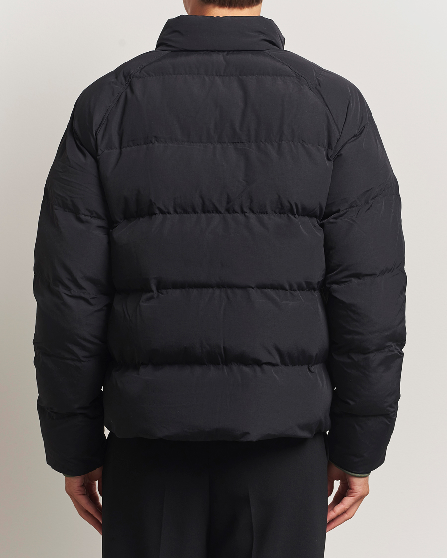 Fred Perry Raglan Padded Down Jacket Black at CareOfCarl.com