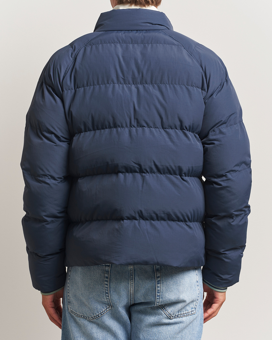 Men | Coats & Jackets | Fred Perry | Raglan Padded Down Jacket Dark Airforce