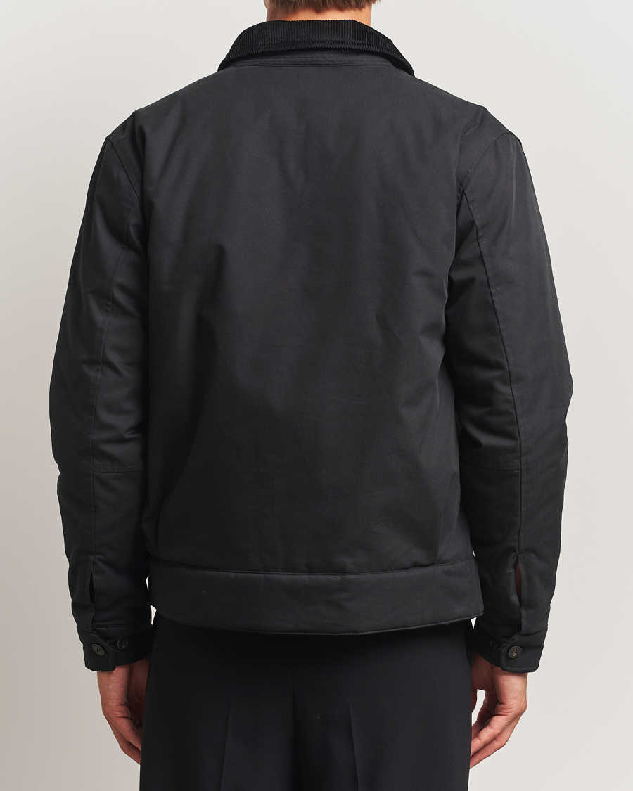 Men | Coats & Jackets | Fred Perry | Cotton Light Padded Harrington Jacket Black