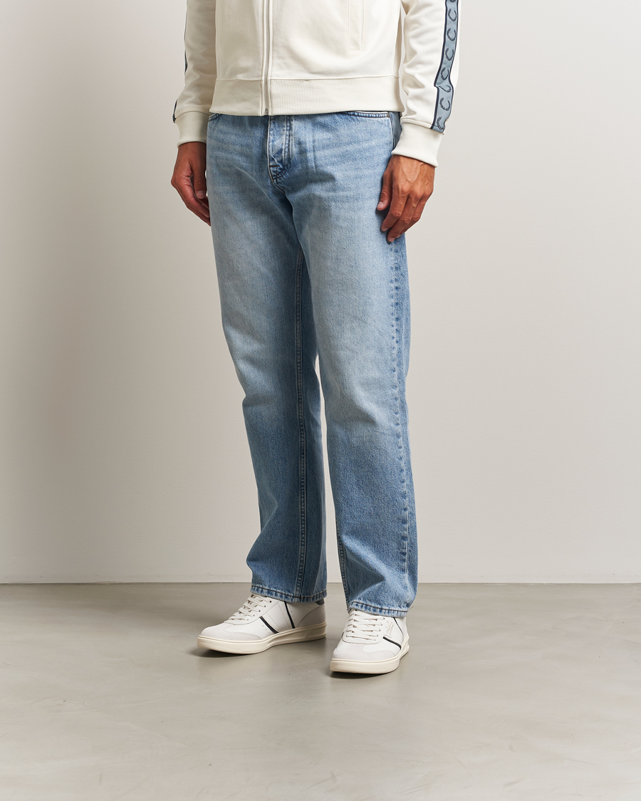 Men | Sneakers | Fred Perry | B4 Leather/Suede Sneaker Snow White