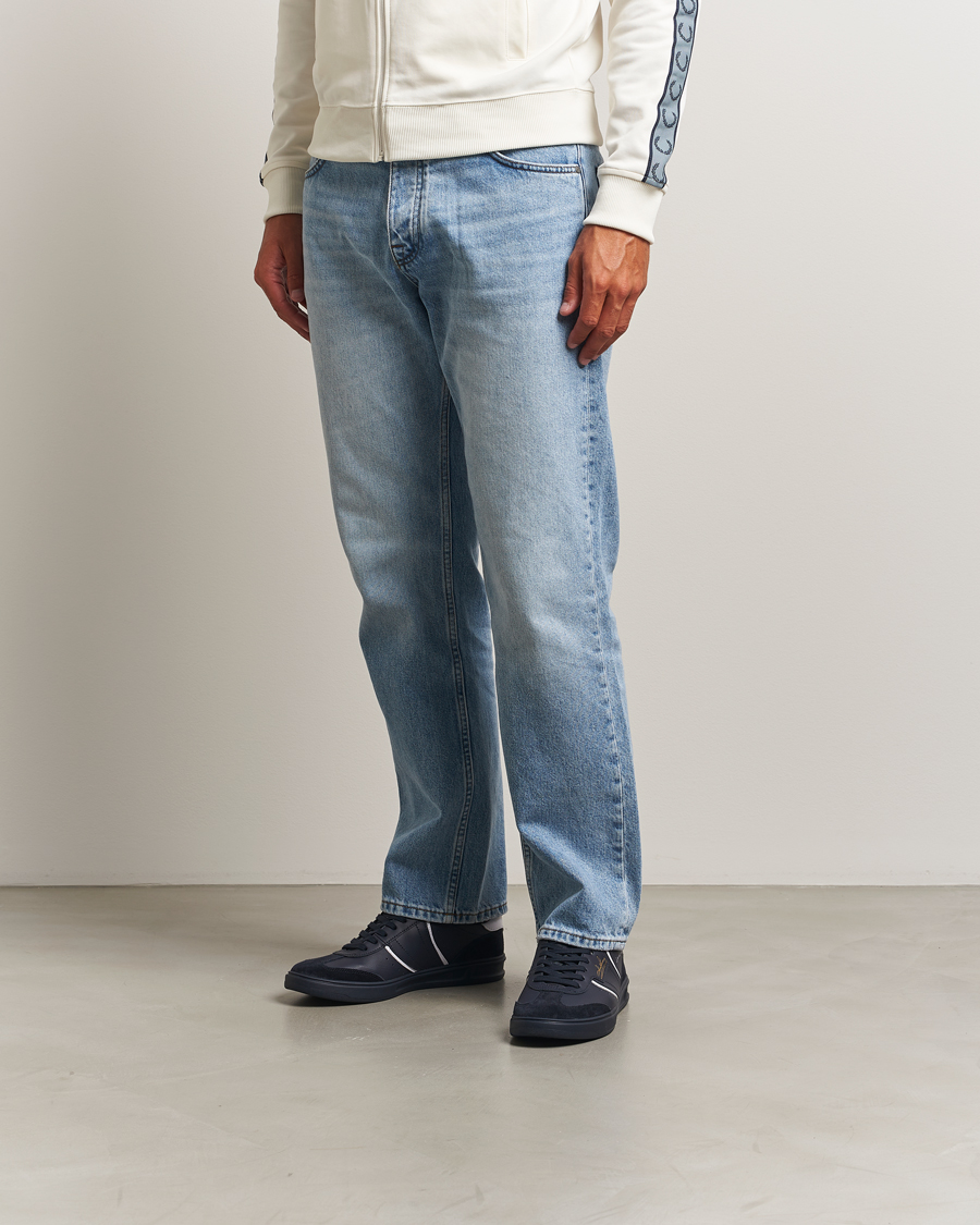 Men | Sneakers | Fred Perry | B4 Leather/Suede Sneaker Navy