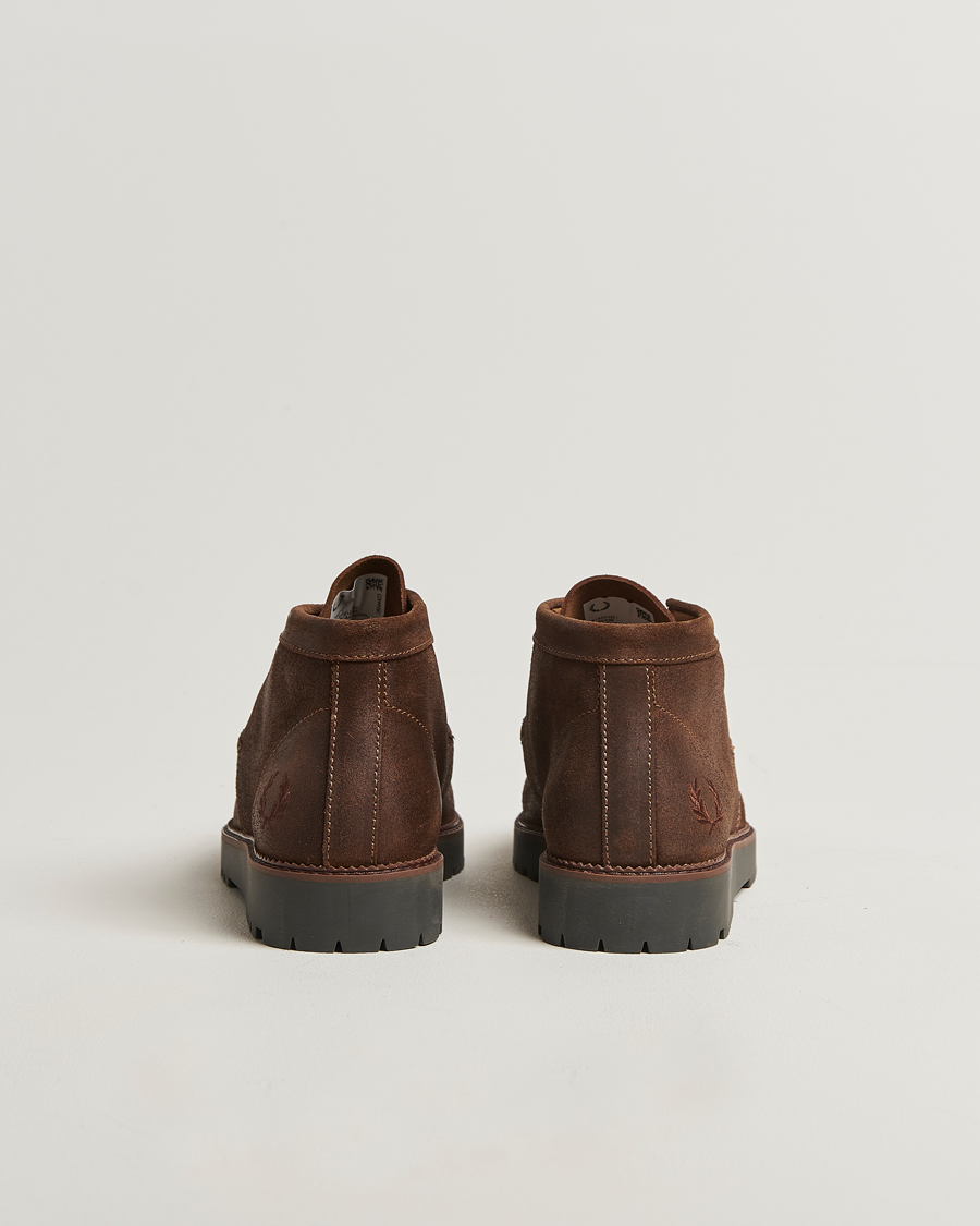 Men | Fred Perry Kenny Waxed Suede Chukka Boot Burnt Tobacco | Fred Perry | Kenny Waxed Suede Chukka Boot Burnt Tobacco
