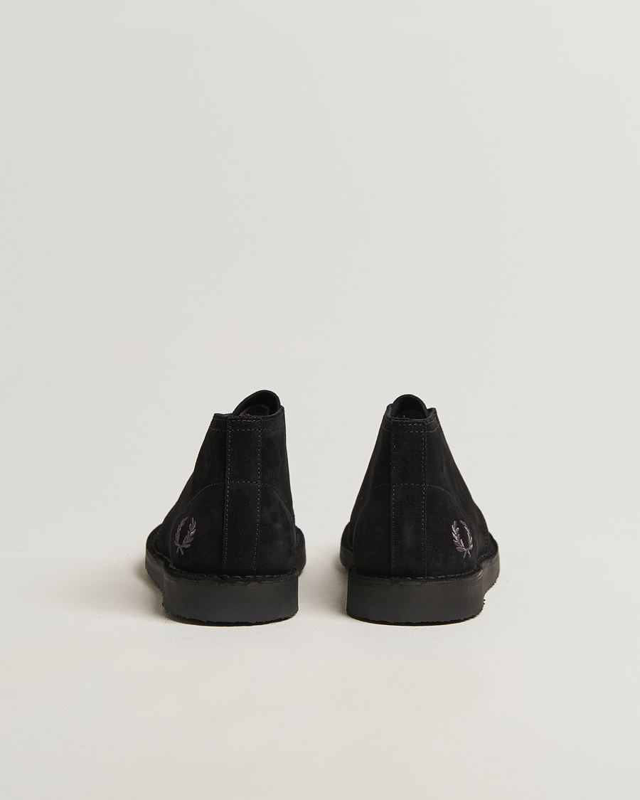 Men | Boots | Fred Perry | Hawley Suede Chukka Boot Black