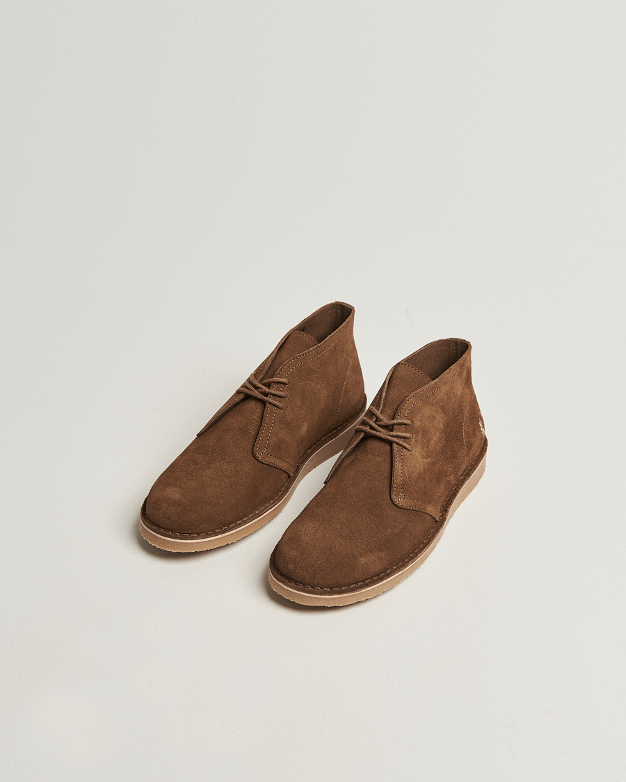 Men | Boots | Fred Perry | Hawley Suede Chukka Boot Marsh Brown