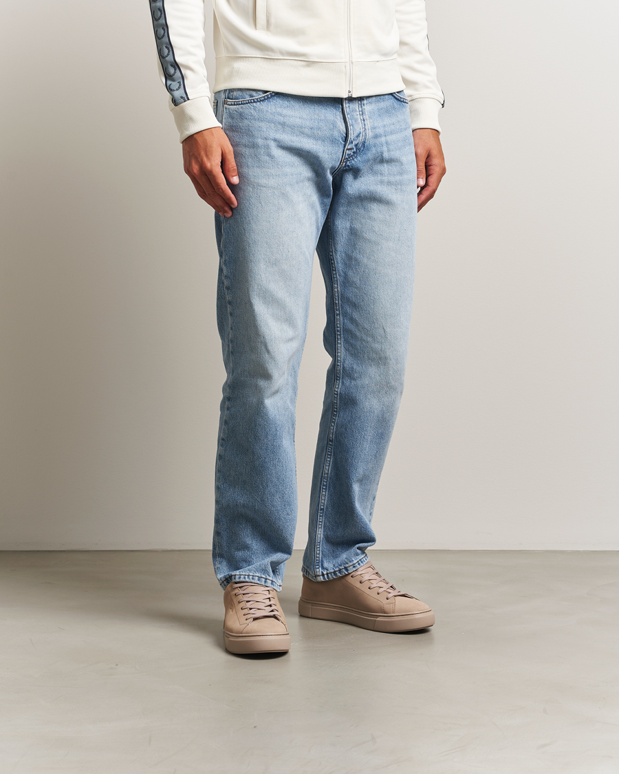 Fred Perry B71 Nubuck Sneaker Warm Oat at CareOfCarl.com