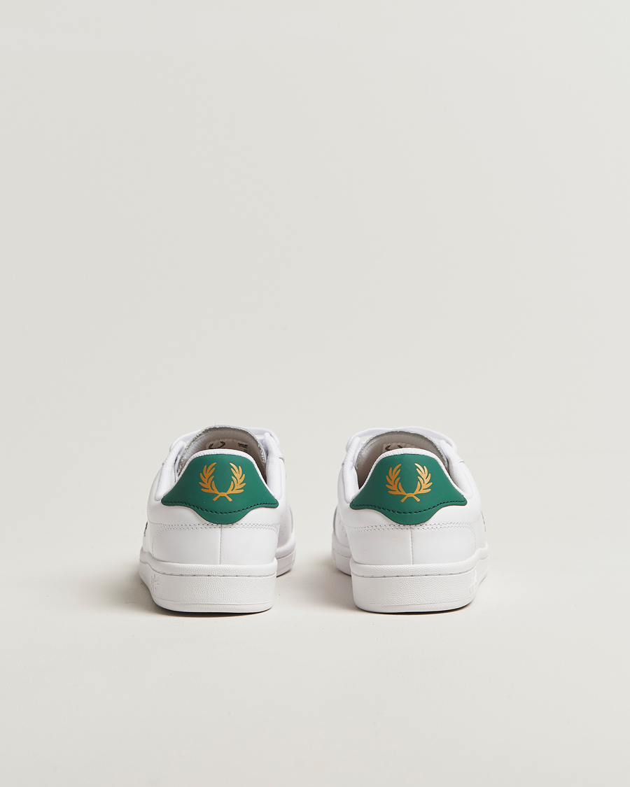 Men | Sneakers | Fred Perry | B721 Leather Sneakers White/Green