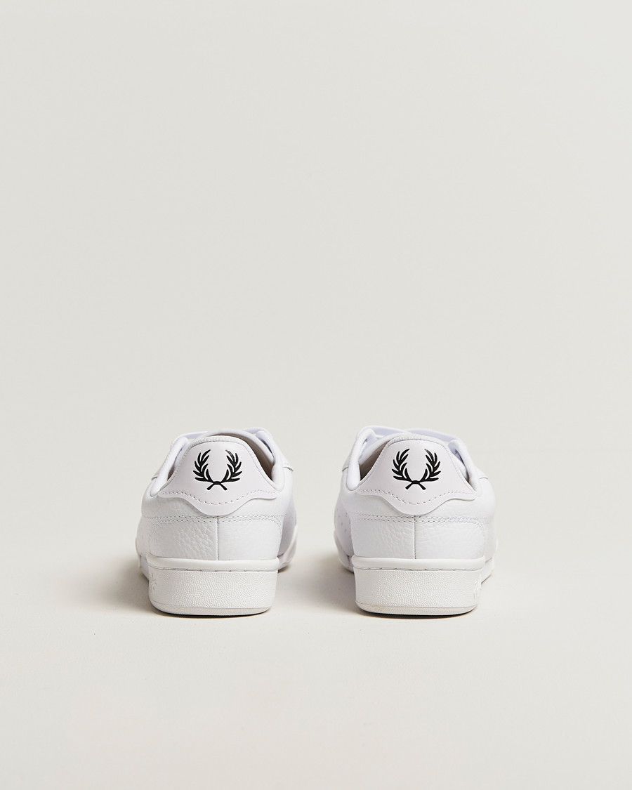Men | Sneakers | Fred Perry | B722 Textured Leather Sneaker White