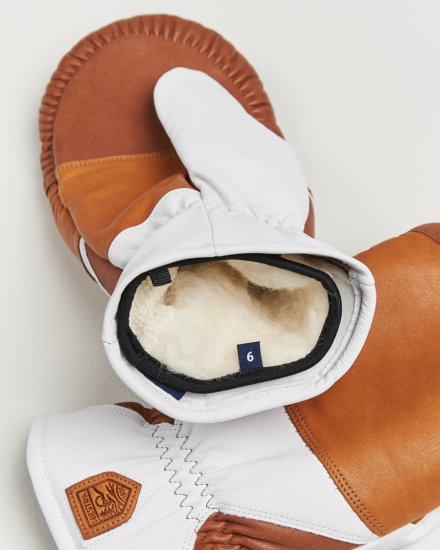 Men | Hestra reMix Mitt Cork/Off White | Hestra | reMix Mitt Cork/Off White