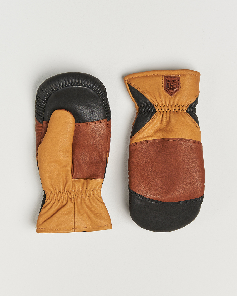 Men | Gloves | Hestra | reMix Mitt Brown/Cork