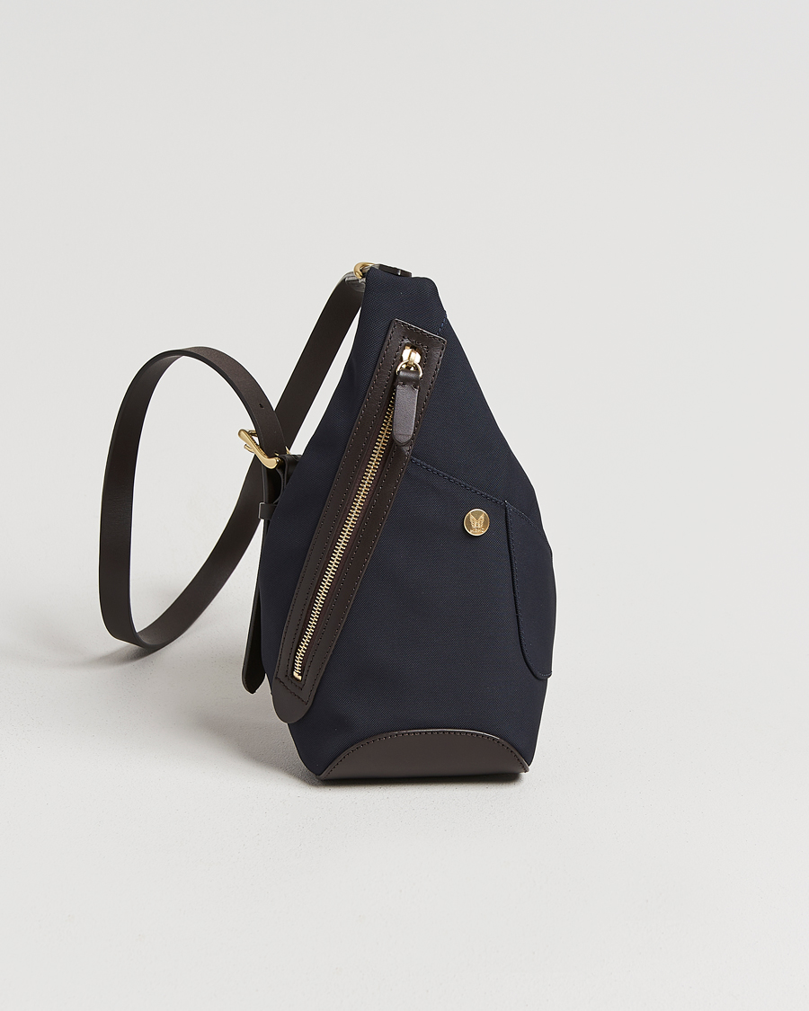 Men | Bags | Mismo | M/S Drop Crossbody Bag Navy/Dark Brown