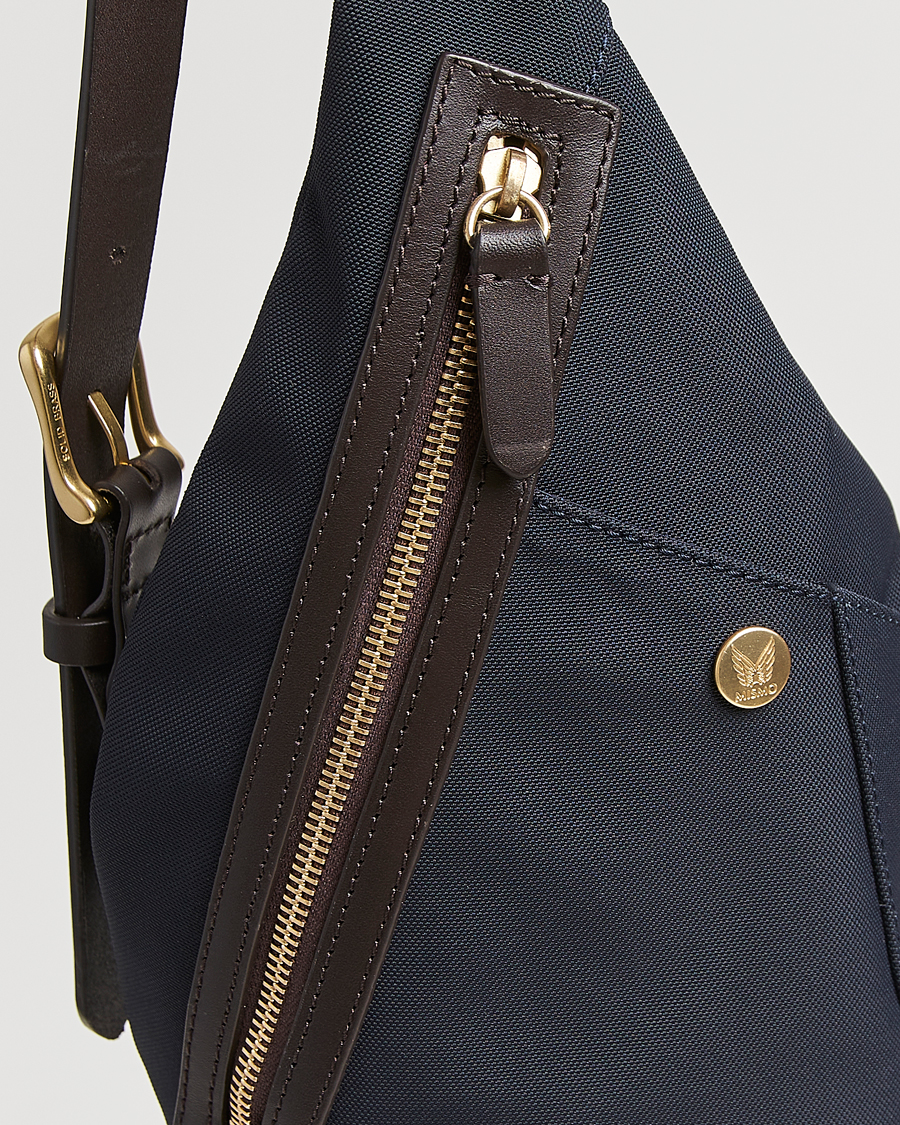 Men | Bags | Mismo | M/S Drop Crossbody Bag Navy/Dark Brown