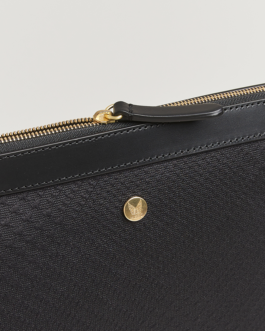 Men | Bags | Mismo | M/S Nylon Pouch Large Haptic Black/Black