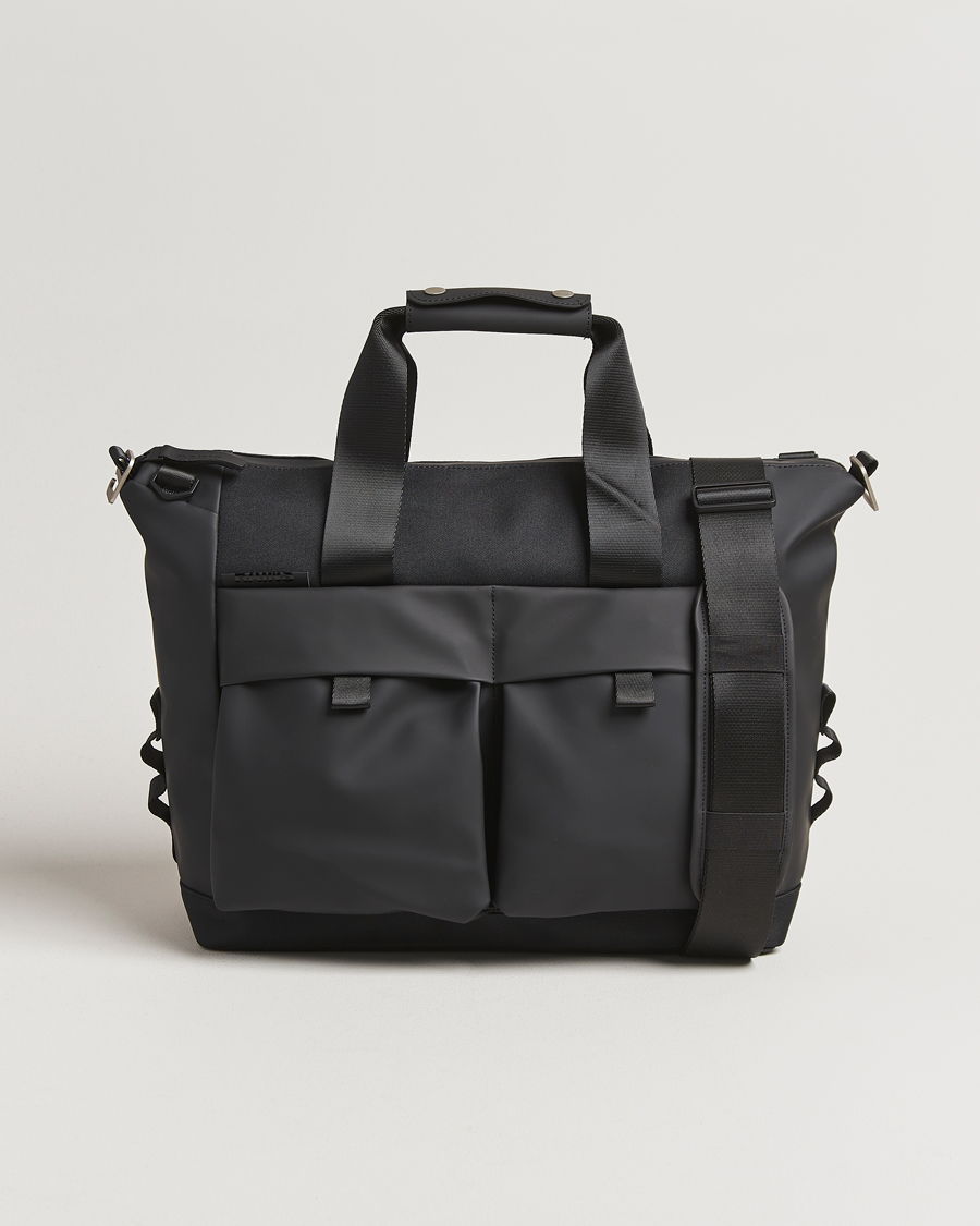 Men | RAINS Otaru Small Weekendbag Black | RAINS | Otaru Small Weekendbag Black