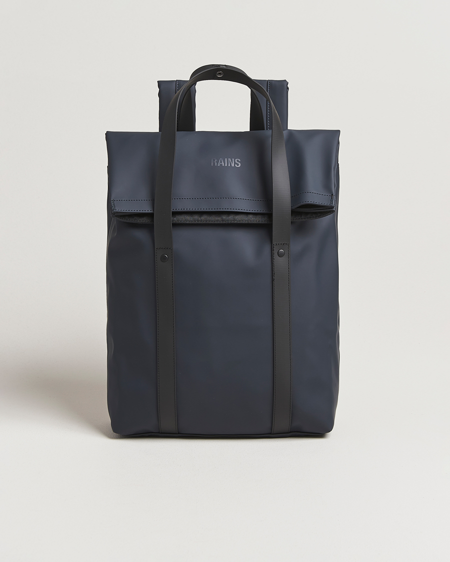Men | Bags | RAINS | 2 Way Tote Backpack Navy