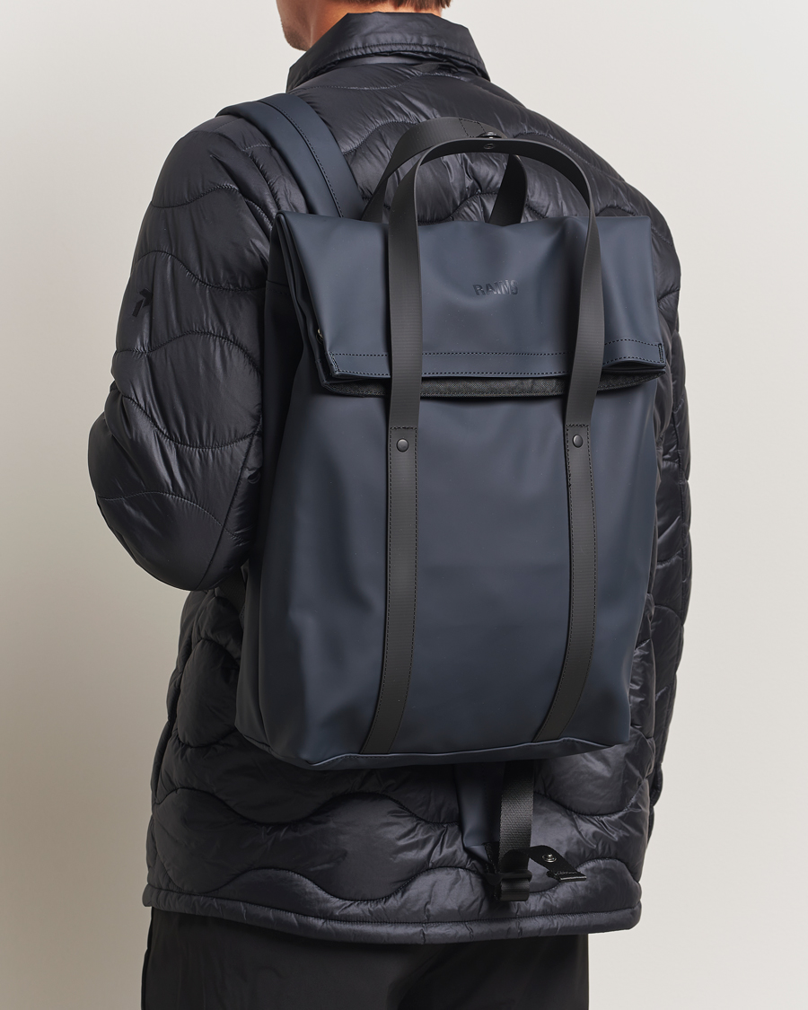 Men | Bags | RAINS | 2 Way Tote Backpack Navy