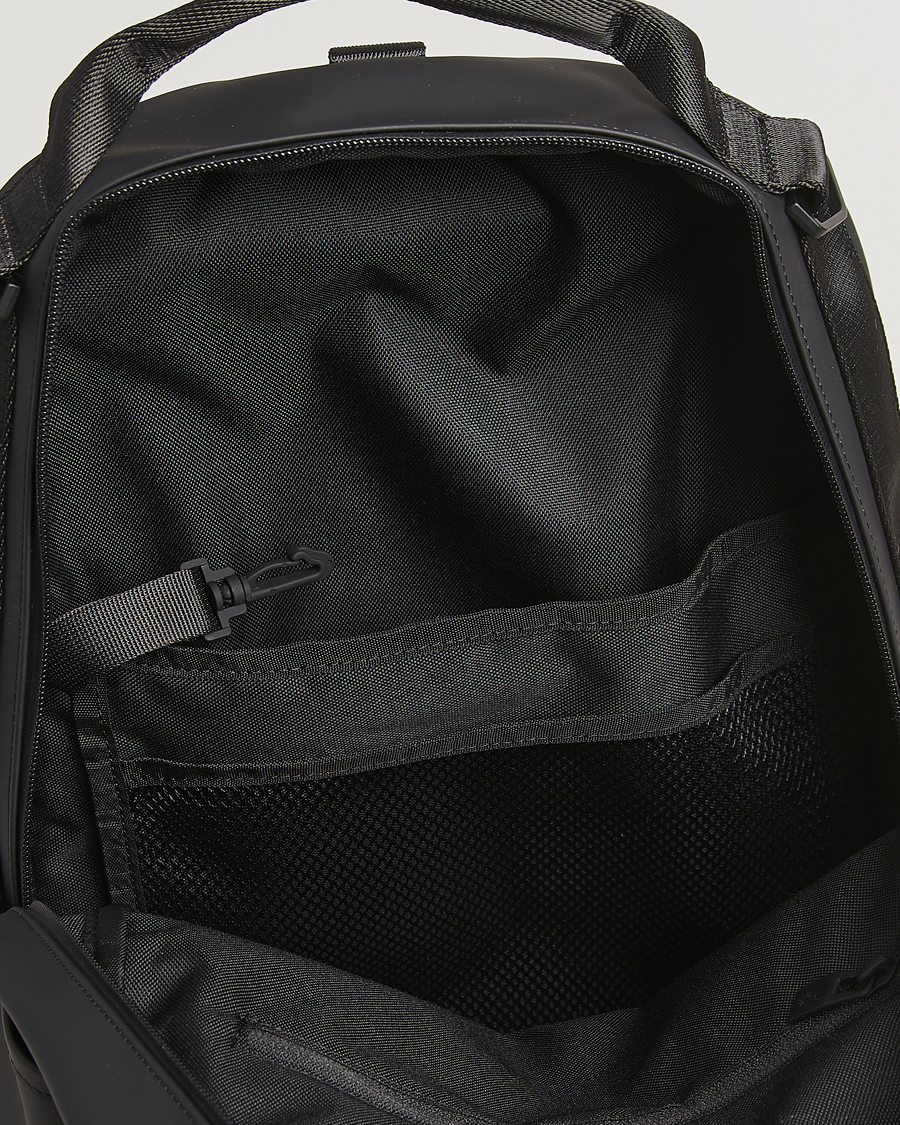 Men | Bags | RAINS | Clip Front Backpack Black