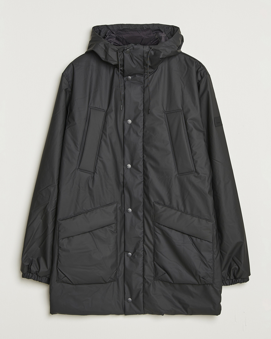Men | Coats & Jackets | RAINS | Lohja Insulated Cargo Jacket Black