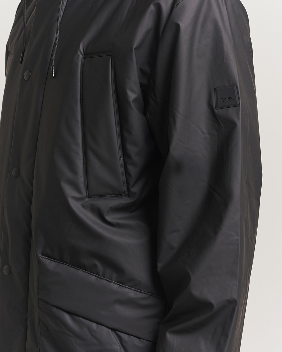 Men | Coats & Jackets | RAINS | Lohja Insulated Cargo Jacket Black