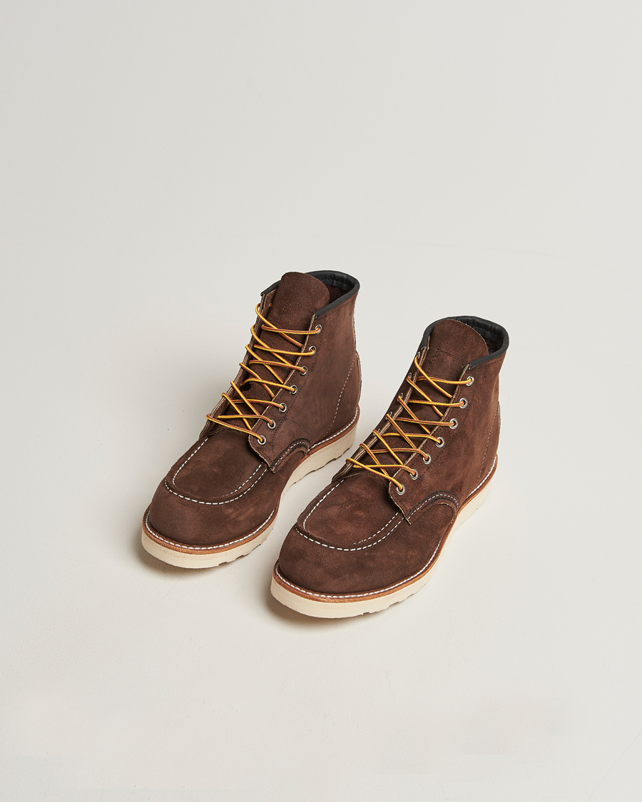 Red Wing Shoes Moc Toe Boot Chocolate Muleskinner at CareOfCarl.com