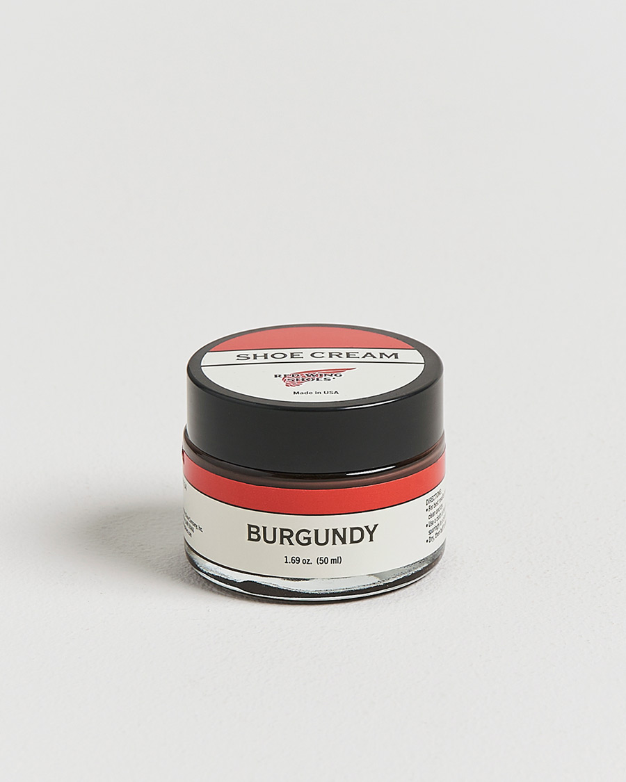 Red Wing Shoes Shoe Cream Burgundy at CareOfCarl.com