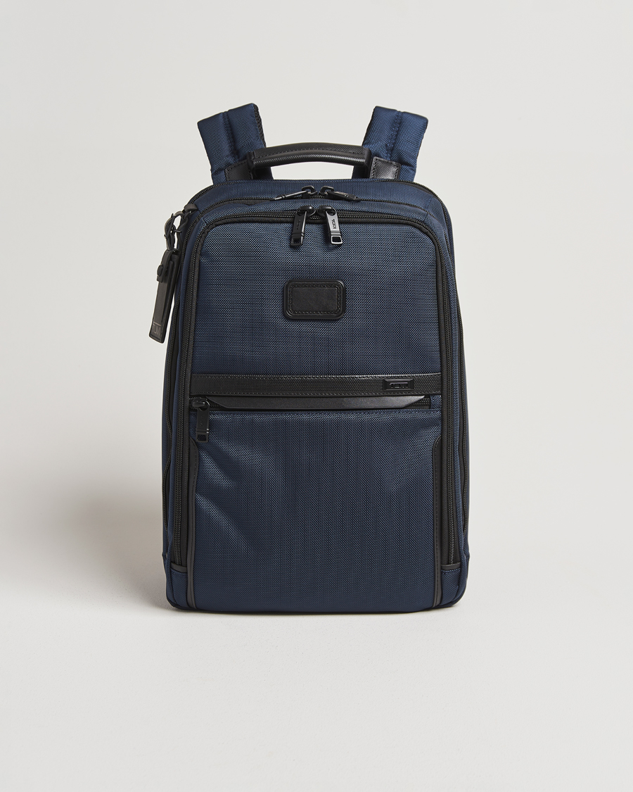 TUMI Alpha 3 Slim Backpack Navy at CareOfCarl.com TUMI Alpha 3 Slim Backpack Navy at CareOfCarl.com