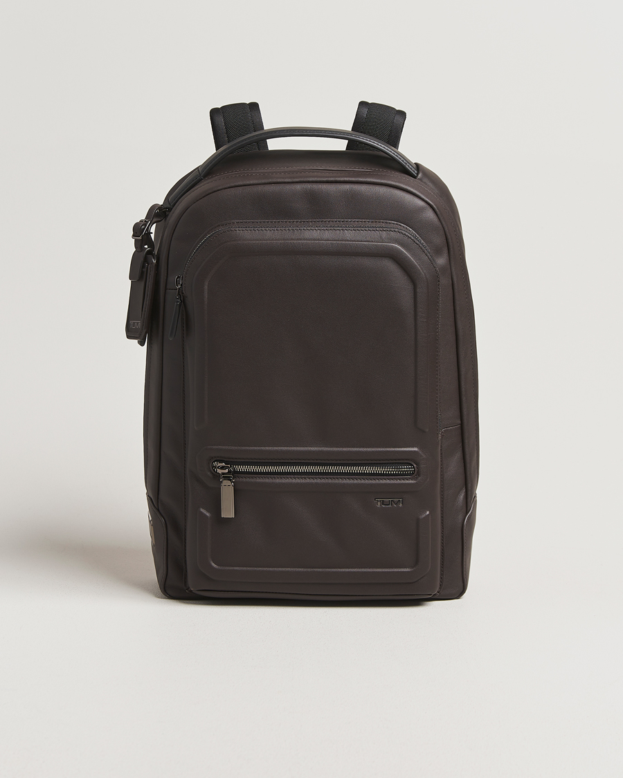 TUMI Harrison Bradner Backpack Espresso Brown at CareOfCarl.com