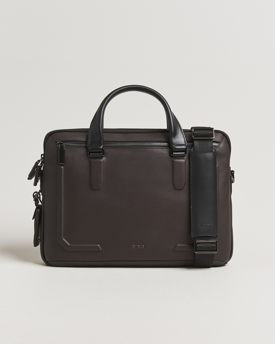 Men | Bags | TUMI | Harrison Sycamore Slim Brief Espresso Brown