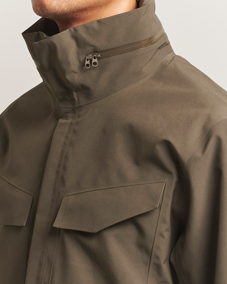 Arc'teryx Veilance GORE-TEX Field Jacket Brown at CareOfCarl.com