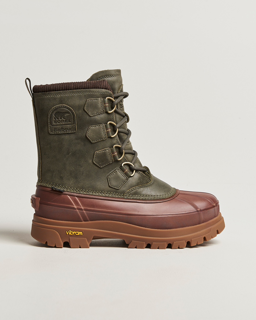 Sorel Barbour Caribou Horizon GTX Boot Olive at CareOfCarl.com