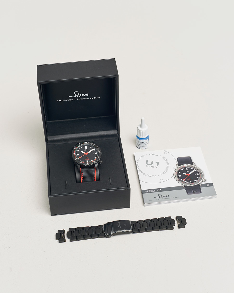 Men | Sinn Pre-Owned U1 Black Hard Coating | Sinn Pre-Owned | U1 Black Hard Coating