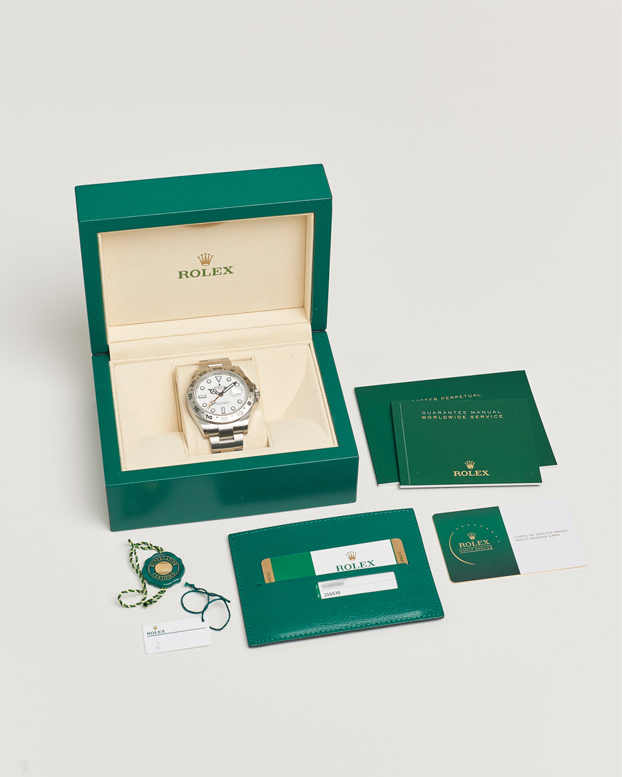 Men | Rolex Pre-Owned Explorer II Steel White | Rolex Pre-Owned | Explorer II Steel White
