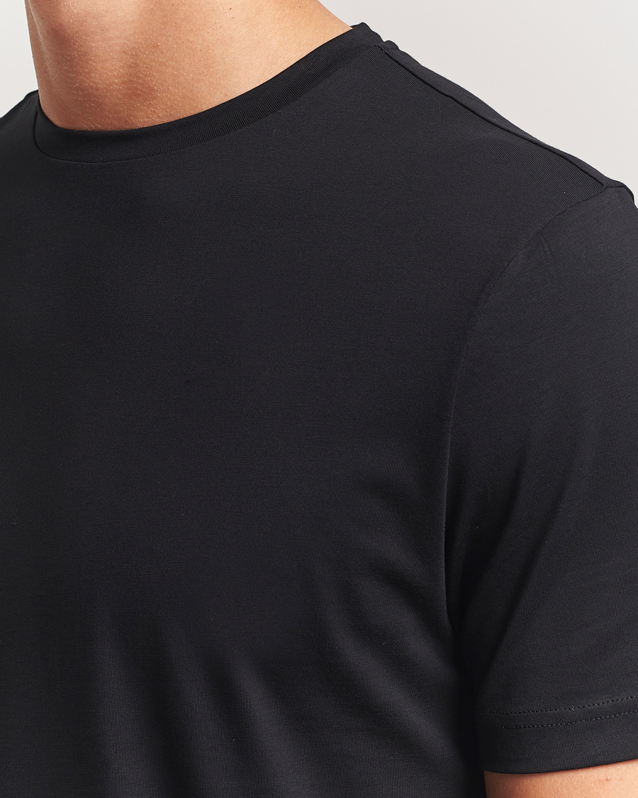 Men | T-Shirts | Stenströms | Supima Cotton T-Shirt Black