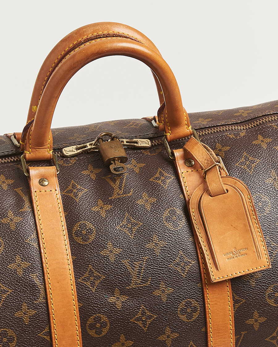 Men | Louis Vuitton Pre-Owned Keepall Bandoulière 55 Monogram | Louis Vuitton Pre-Owned | Keepall Bandoulière 55 Monogram