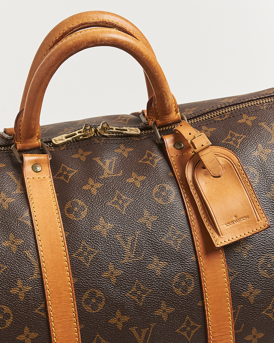 Men | Louis Vuitton Pre-Owned Keepall Bandoulière 55 Monogram | Louis Vuitton Pre-Owned | Keepall Bandoulière 55 Monogram