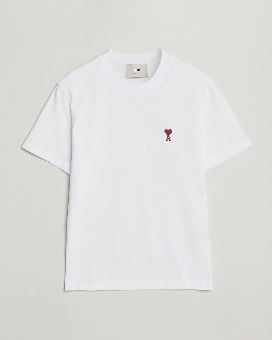 Men | T-Shirts | AMI | Heart Logo T-Shirt White
