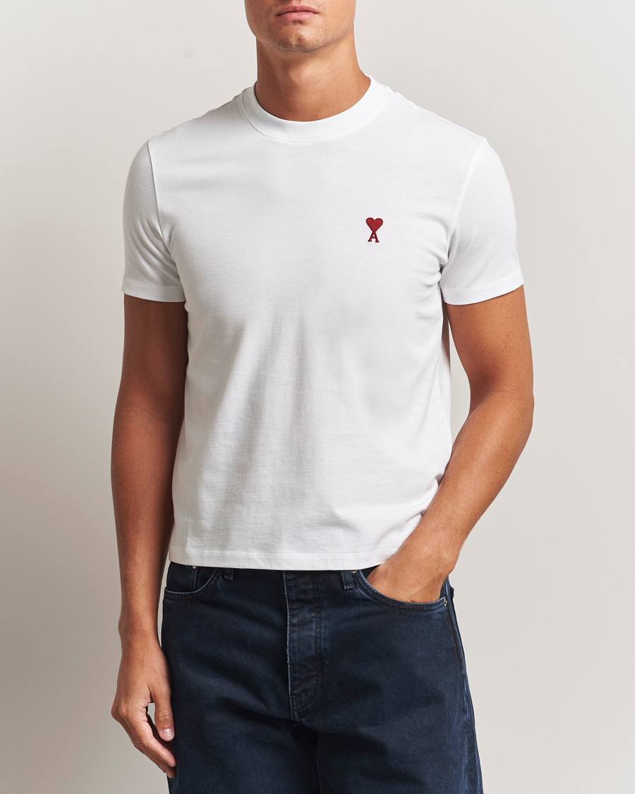 AMI Boxy Fit Short Sleeve Shirt Chalk White at CareOfCarl.com AMI Boxy Fit Short Sleeve Shirt Chalk White at CareOfCarl.com