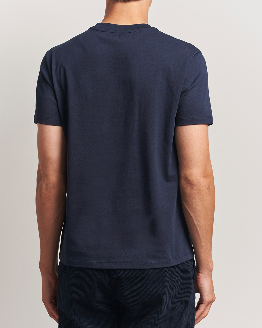 Men | T-Shirts | AMI | Heart Logo T-Shirt Night Blue