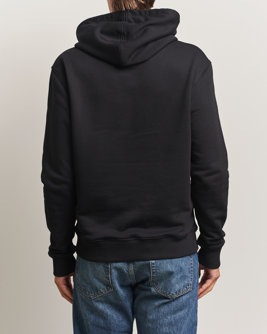 Men | Sweaters & Knitwear | AMI | Heart Logo Hoodie Black