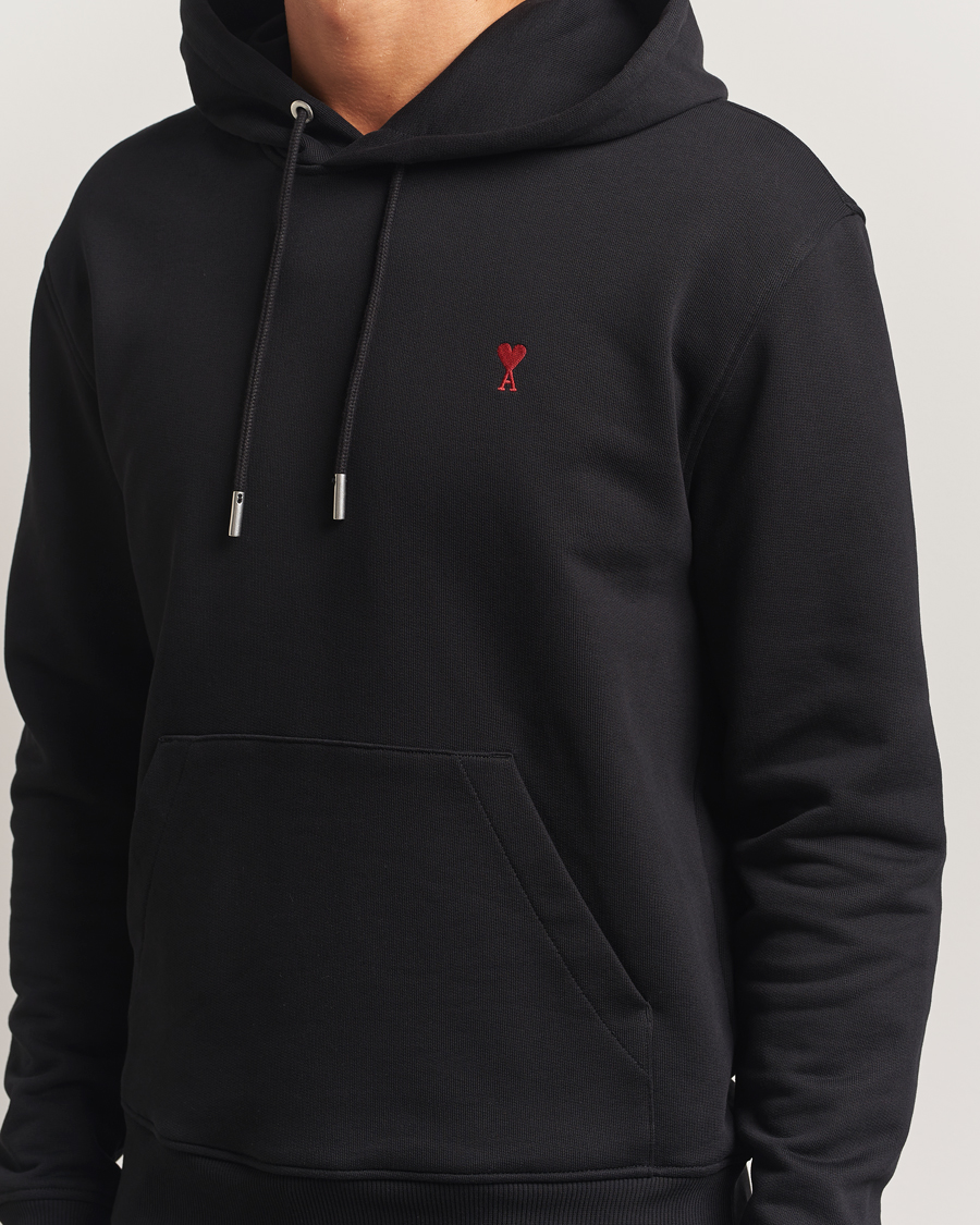 AMI Heart Logo Hoodie Black at CareOfCarl.com