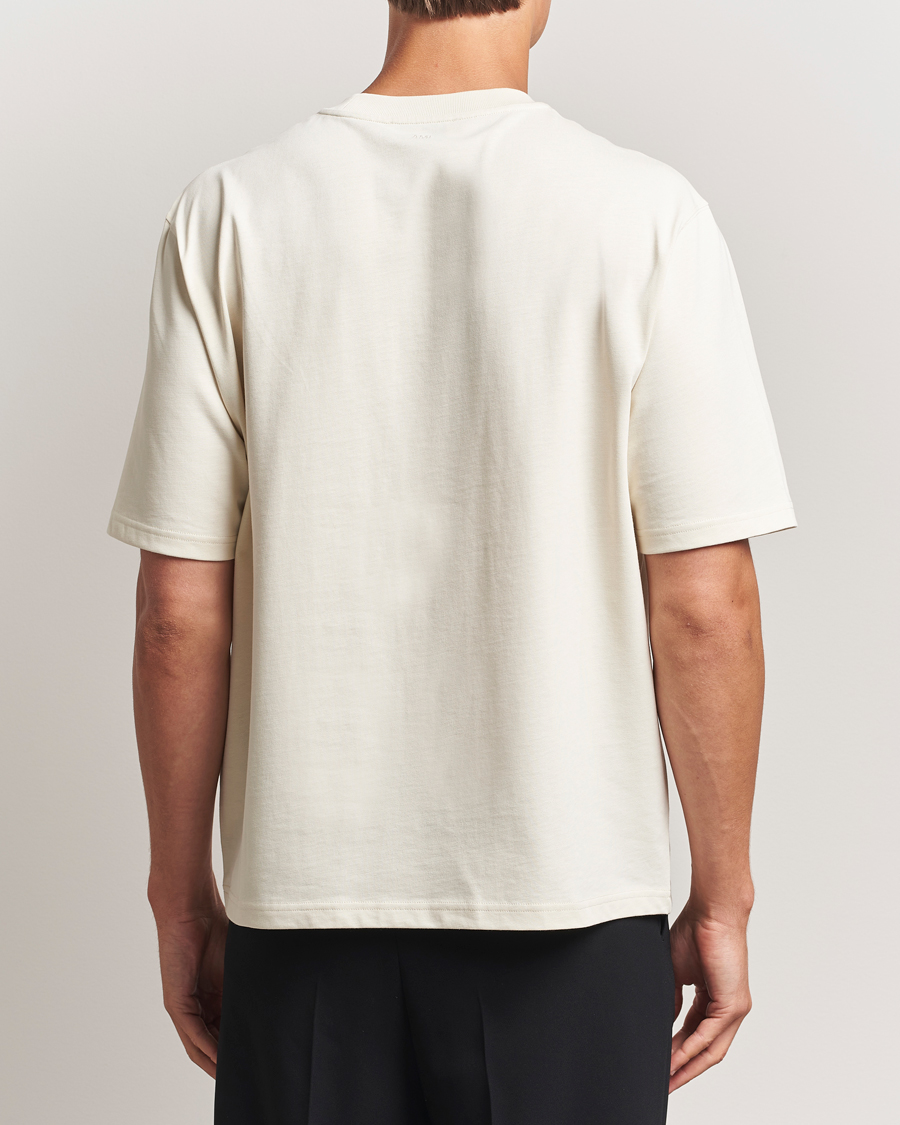 Men | T-Shirts | AMI | Tonal Heart Logo T-Shirt Ivory