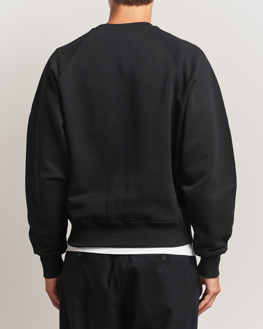 Men | Sweaters & Knitwear | AMI | Patch Heart Sweatshirt Black