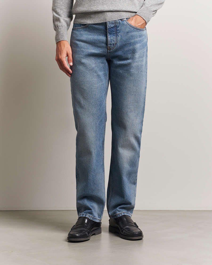 Men | Jeans | AMI | Classic Fit Jeans Used Blue